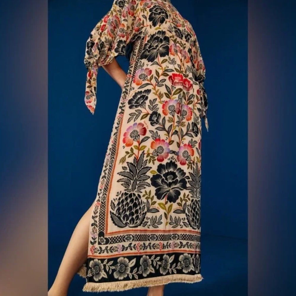 NWT $295 FARM RIO Romantic Garden Maxi Dress in size Small! - Picture 4 of 10